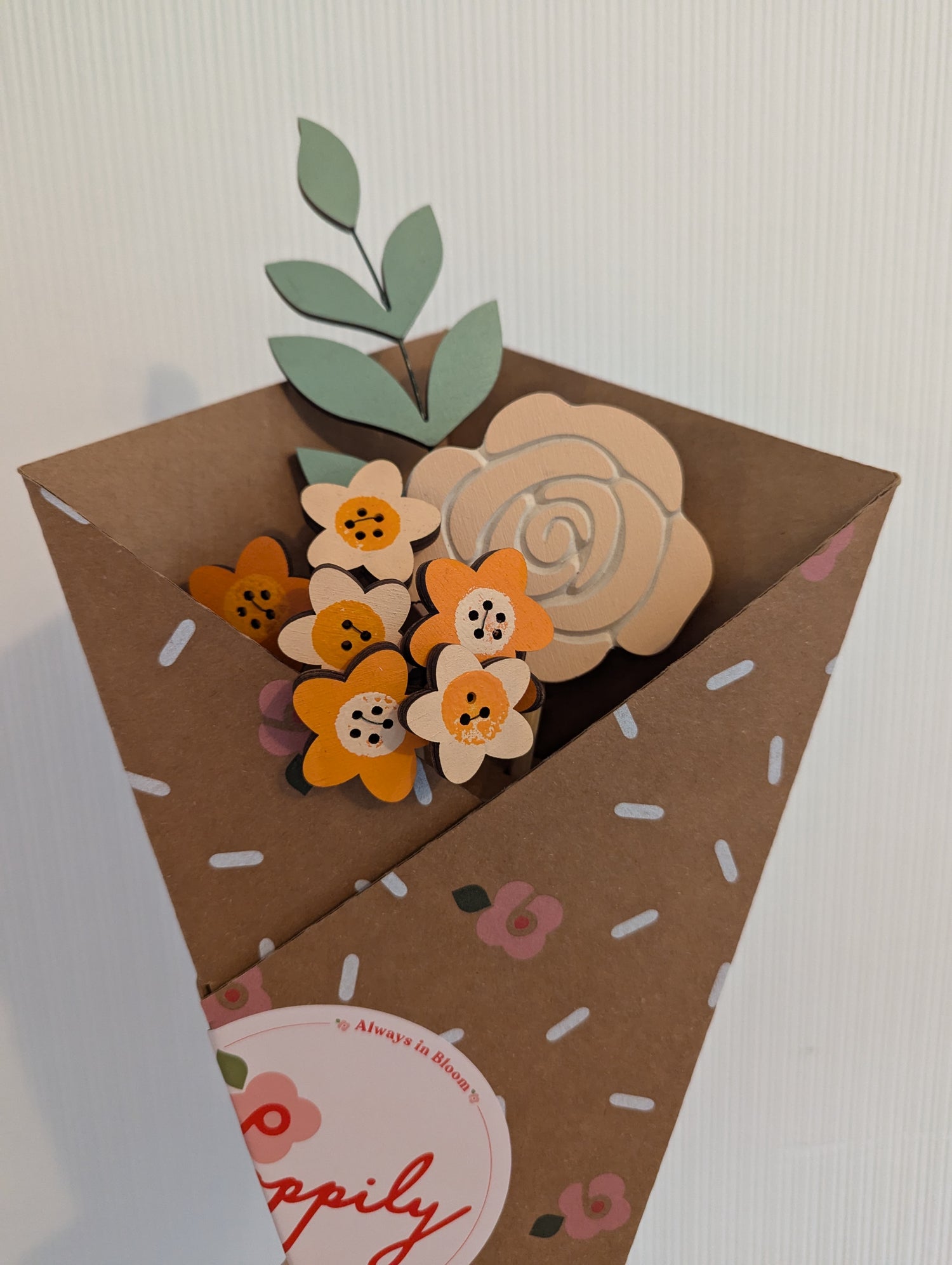 Poppily Mini Posy -  Assorted Colours