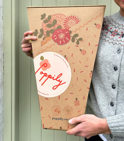 Satsuma Spritz Hand Crafted Wooden Flowers Bouquet