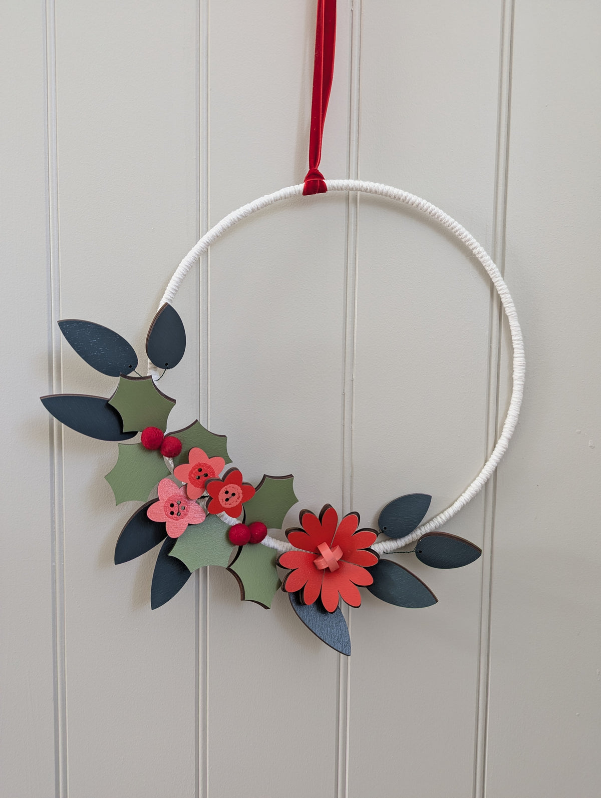 Happy Holly Wreath