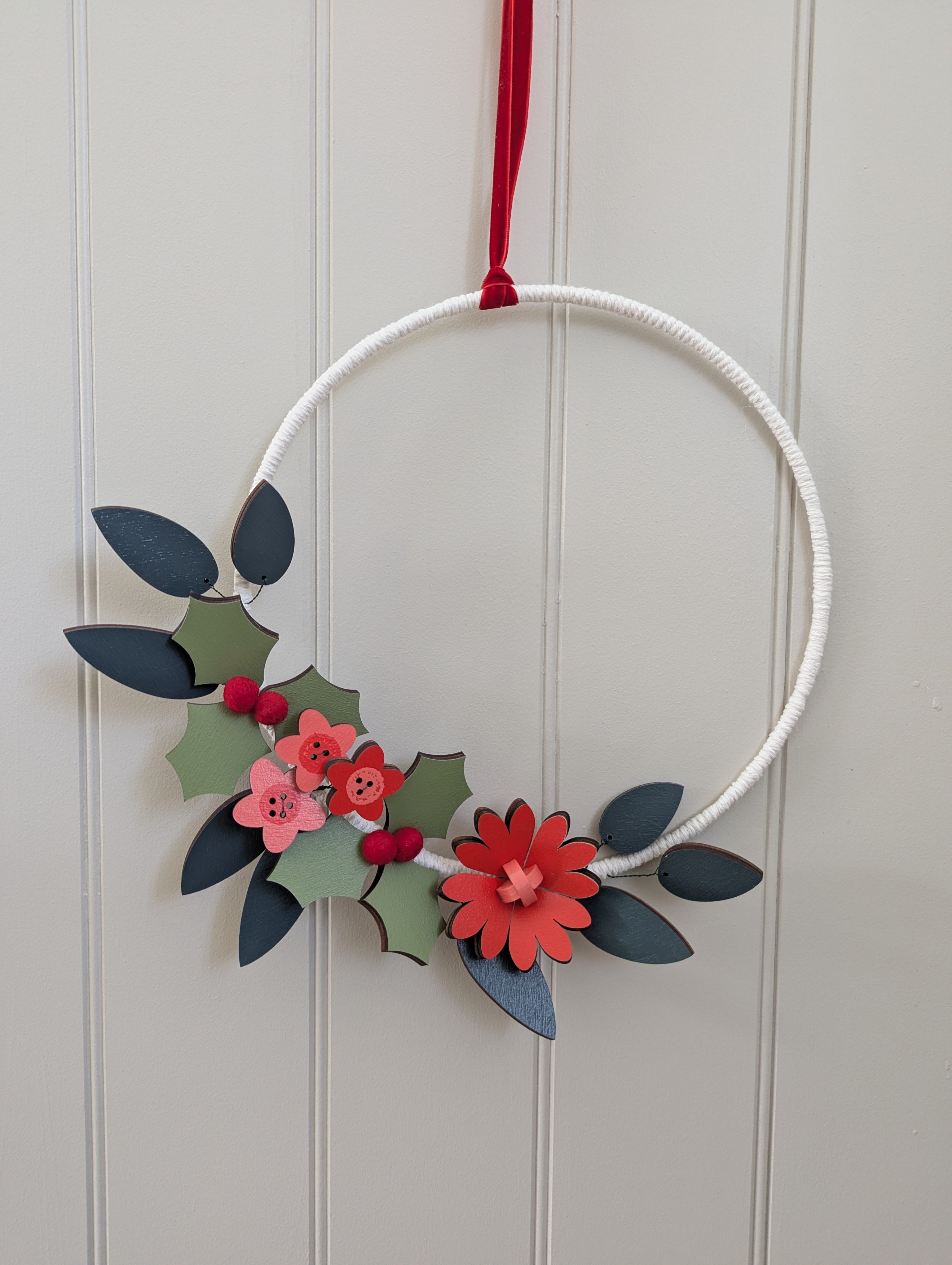 Happy Holly Wreath