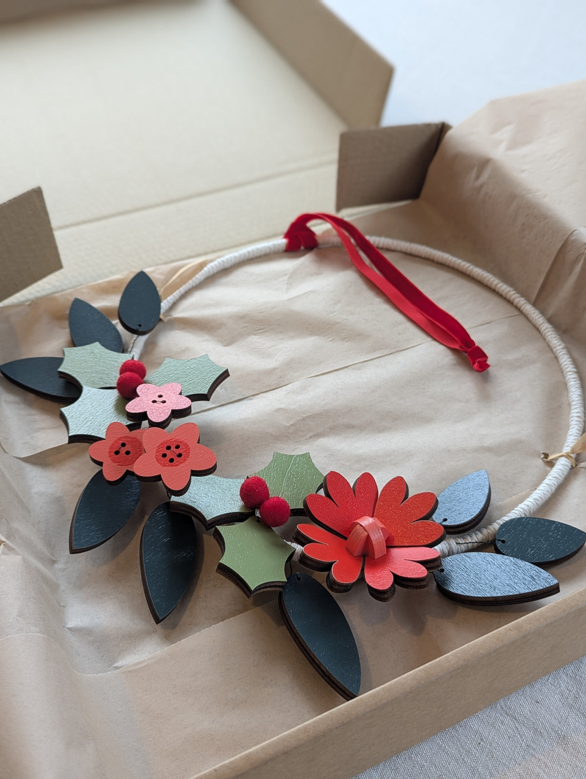 Happy Holly Wreath